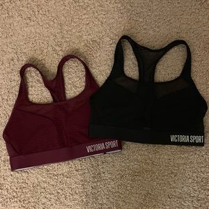 The player sports bras